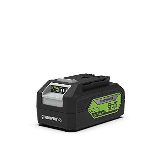 Green Works Tools Battery G24B4 Li-Ion 24V 4 Ah rechargeable powerful battery suitable for all devices of the 24 Green Works Tools Series