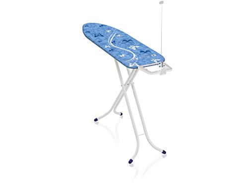 Leifheit Ironing Board Air M Compact ultra lightweight board with two-sided ironing effect compact steam iron table for best results in a short time for steam irons