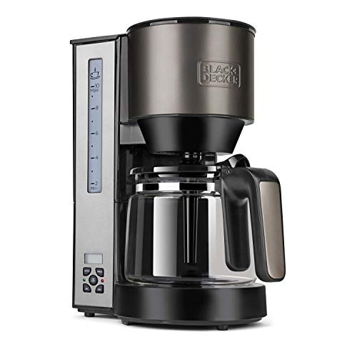 Nero + Decker BXCO1000E - caffè filtro macchina per il caffè per 10 tazze sistema di allevamento di riempimento 1.000 W