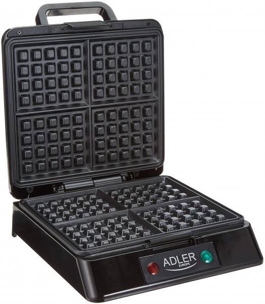 Waffle iron Adler AD 3036 (1500W silver color)