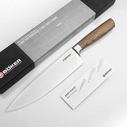 Boker SOLINGEN® Core kitchen knife - Professional Chef Knife with extremely sharp blade forged in gift - handmade chef's knife