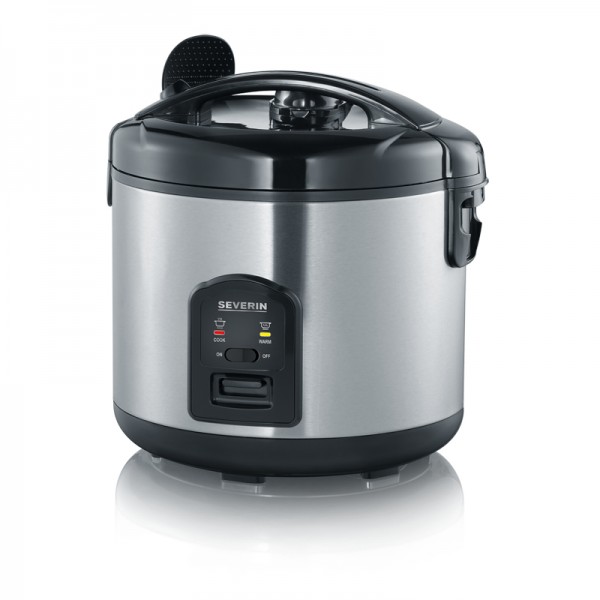 Severin RK 2425 rice cooker stainless steel brushed-black - 650W - 3L