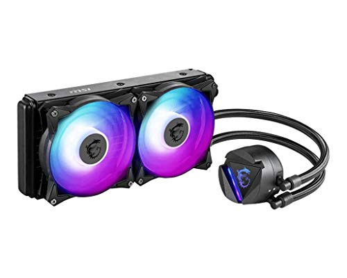 MSI MAG Core Liquid 240R CPU cooler with 240mm ARGB cooler Intel AMD compatible 2 x 120mm PWM fan