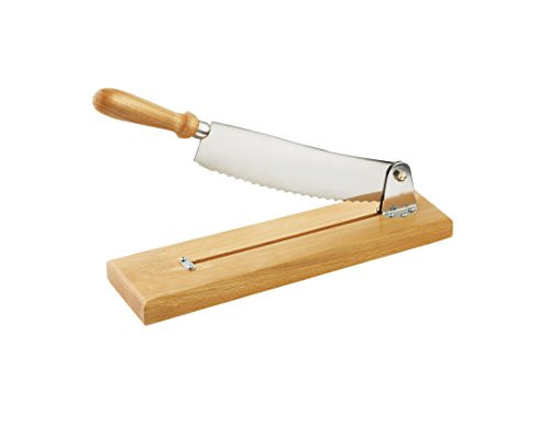 Louis Tellier N7013 cm Bread cutter with wooden plate 25 blade