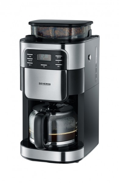 Severin KA 4810 macchina per il caffè in acciaio inox nero - 1000 W - 1370 ml