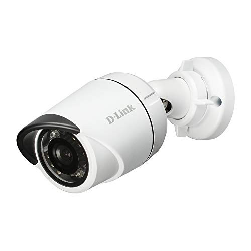 D-Link DCS-4701E PoE Mini Bullet surveillance camera opnamen in dag en nacht HD-kwaliteit voor binnen en buiten gebruik
