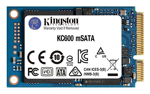 Kingston KC600 SSD 512Go SATA3 mSATA - SKC600MS 512G