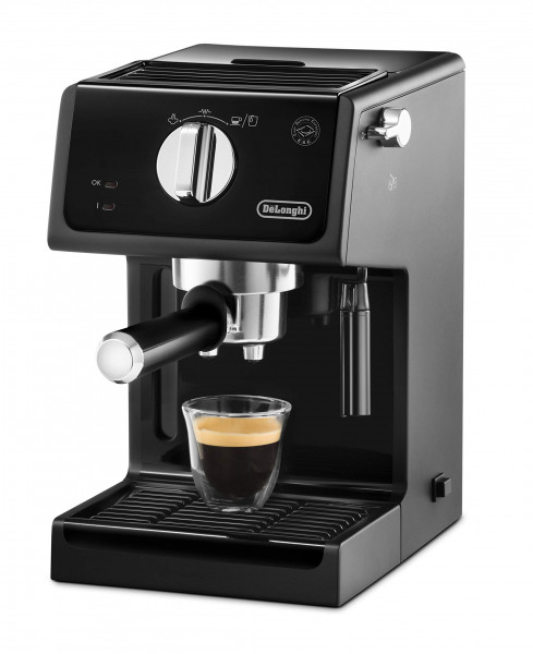 DeLonghi ECP 31.21 - working surface - espresso machine - 1.1 L - Ground Coffee - 1100 W - Schwar