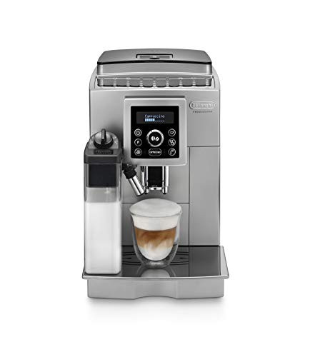 De machine à café De'Longhi ECAM 23.460.SB 15 bars de pression réservoir d'eau amovible 1,8 l écran LCD système automatique Cappuccino