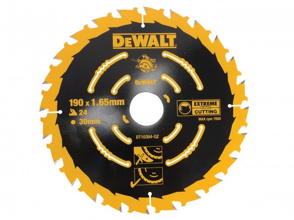 cuchilla de disco para sierras portátiles Dewalt DT10304-QZ 190 mm