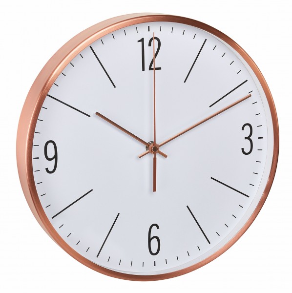 TFA 60.3534.51 reloj de radio 300 mm x 45 mm de cobre Schleichendes reloj silenciosa 60.3534.51