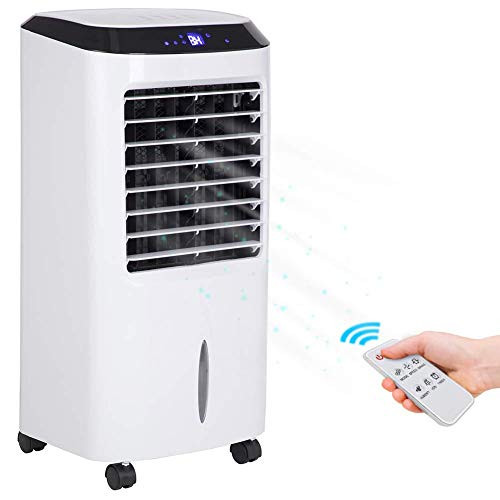BAKAJI 2832074 radiador humidificador del ventilador con el cubo de hielo para el agua multicolor Kunststoff_Metall