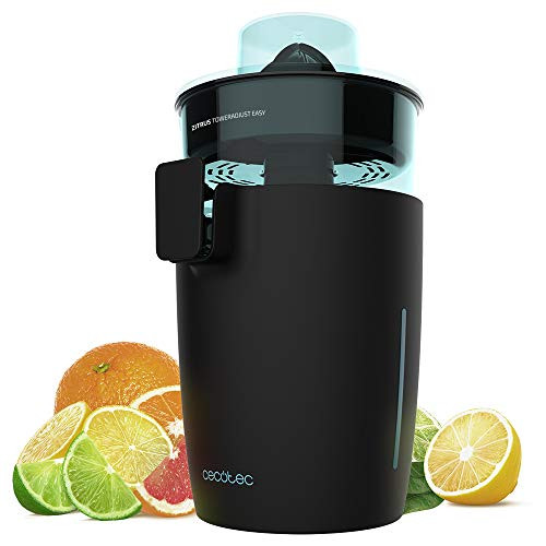 Cecotec citrus juicer electrical TowerAdjust Easy - 350 W power two removable cone different size BPA-free drum filter Pulperegler