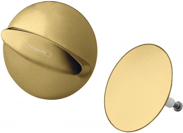 Hansgrohe Ab- und Überlaufgarnitur Flexaplus polished gold optik