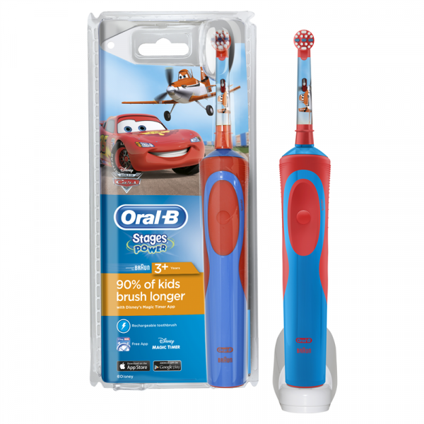 Toothbrush Braun Stages Powercars (blue color)
