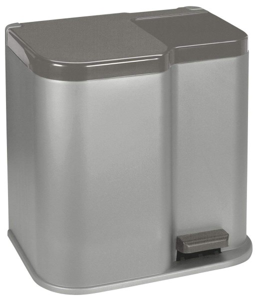 Basket with pedal for waste separation CURVER 234471 (silver color)