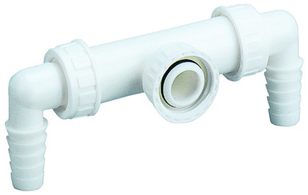 Dallmer Waschgeräte-Doppelanschluss für Waschgeräte-Siphon HL 400 1"