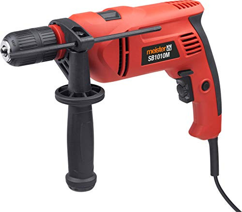 Master impact drill 1010 W drill hammer drill for concrete and metal SB1010M - keyless - speed prefix - & With additional handle depth stop