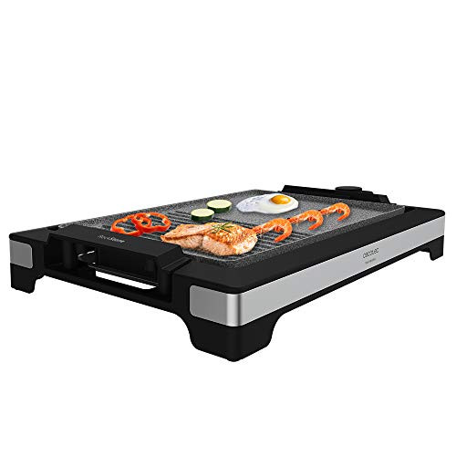 Cecotec Electric grill plate Tasty & Grill 2000 Inox MixStone. Stainless steel non-stick plate. variable thermostat