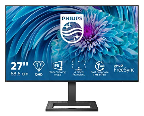 Philips 275E2FAE - 27 inch QHD Gaming Monitor 4ms AdaptiveSync 2560x1440 75Hz