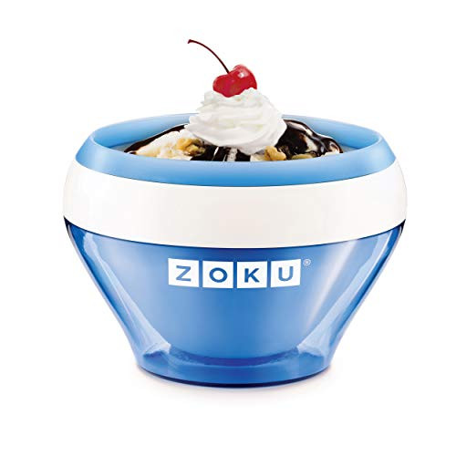 Zoku Ice Cream Maker Blue - Ice Cream - Sorbet - Frozen Yoghurt in 10 Minutes