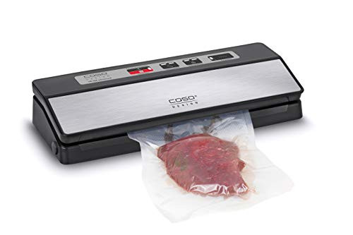 CASO VR 390 advanced Vacuum - vacuum sealer vacuum sealer ideal store for portioning and of food including 10 professional foil bag extend the Halbtbarkeit your food.