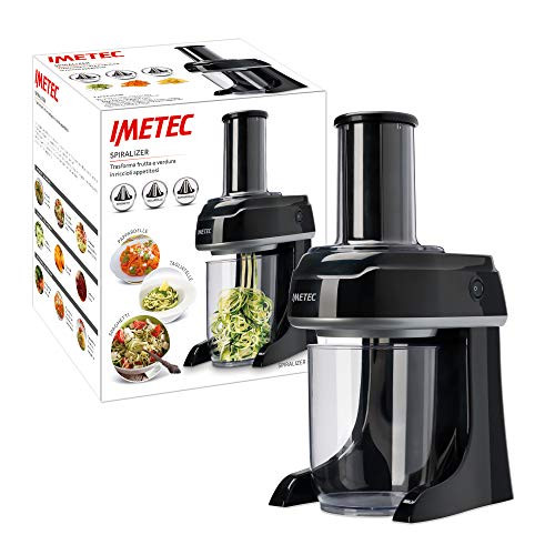 Imetec SP 100 Electric spiral cutter in three forms Spaghetti Pappardelle stainless steel blades tagliatelle
