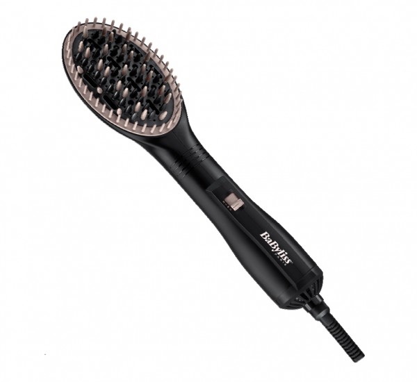 Cepillo para alisar el cabello Babyliss AS140E cepillo de aire 3D 600W de color negro