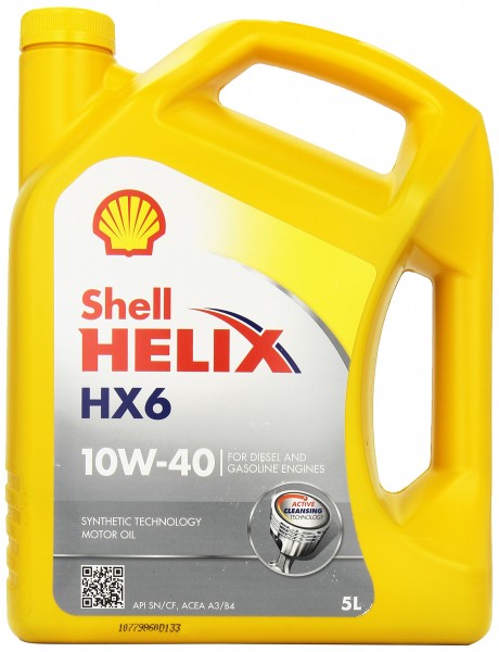Shell Helix HX6 10W-40 5 liters