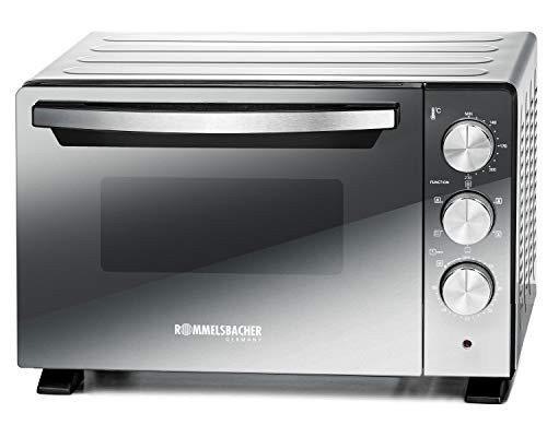 ROMMELSBACHER Retour & Grill four BGS 1400 - économie d'énergie efficace et la chambre de cuisson antiadhésive 6 types de chauffage 22 litres