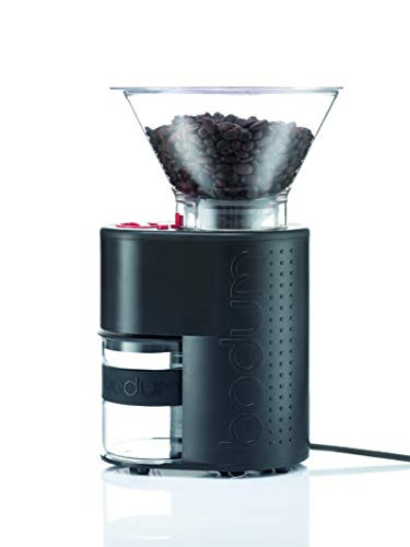 Bodum 10903-01EURO-3 BISTRO Coffee Grinder acciaio inossidabile nero
