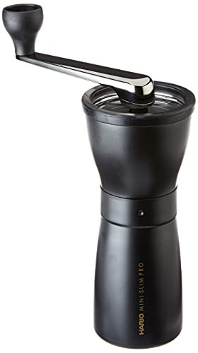 Hario MMSP-1-B Ceramic Coffee Mill Mini-Slim Pro Handkaffeemühle Schwarz