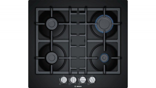 Gas Panel Bosch PNP6B6B6B90 4 kookplaten zwart