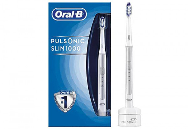 Oral-B 1000 Slim spazzolino argento Pulsonic
