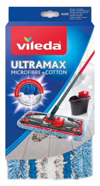 Einsätze Vileda UltraMax Micro & Cotton 141626 Polyester