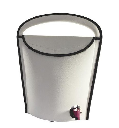Portable wine cooler f. Wineskin gray 3L. ø130x335x385mm
