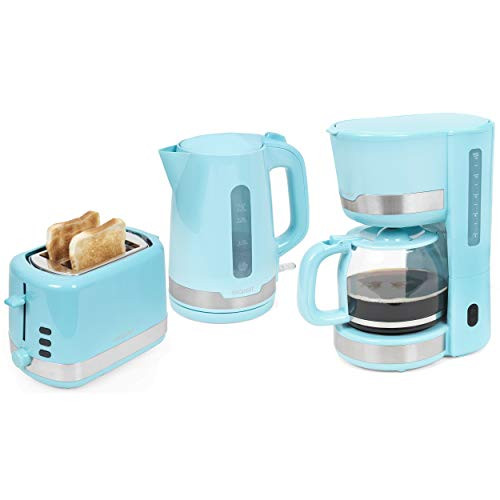 Exquisitely Frühstücksset FS 7101 PBl 2 slices toaster Maker coffee kettle