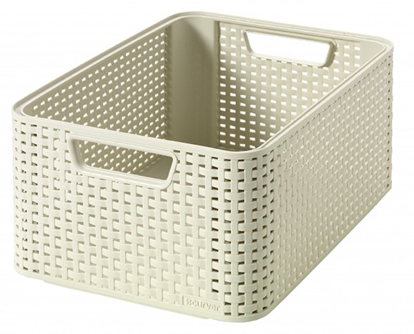 CURVER basket (cream l 18) 205845