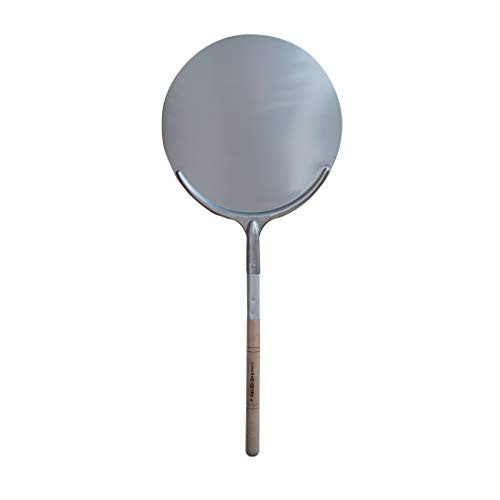 Falci 249965M36 pizza paddle made of stainless steel with wooden handle L Gray