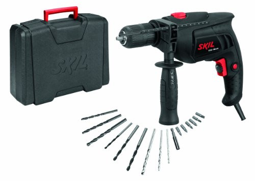 Skil impact drill 6280 CK 550 W 9-6-piece drill bit screwdriver chuck 13 mm