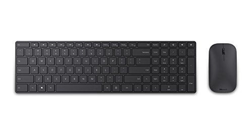 QWERTY inalámbrico teclados estándar Bluetooth - Microsoft Diseñador teclado Bluetooth de escritorio QWERTY rumana Negro