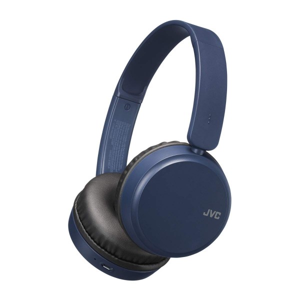 Hoofdtelefoon draadloze JVC HA-S35BT-A Bluetooth headset JA blauwe kleur