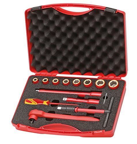 GEDORE VDE 1001 tool set 14 pieces in suitcase
