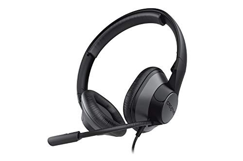 Creative HS-720 V2 USB Digital Headset with condenser micro-arm with noise cancellation call feature volume control and microphone and video call connecting micro-