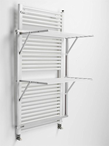 ARREDAMENTIITALIA Arredamenti Italia drying rack for radiators Klaus White AR-It il Cuore del Legno wood - foldable - 10 mt leash - Color