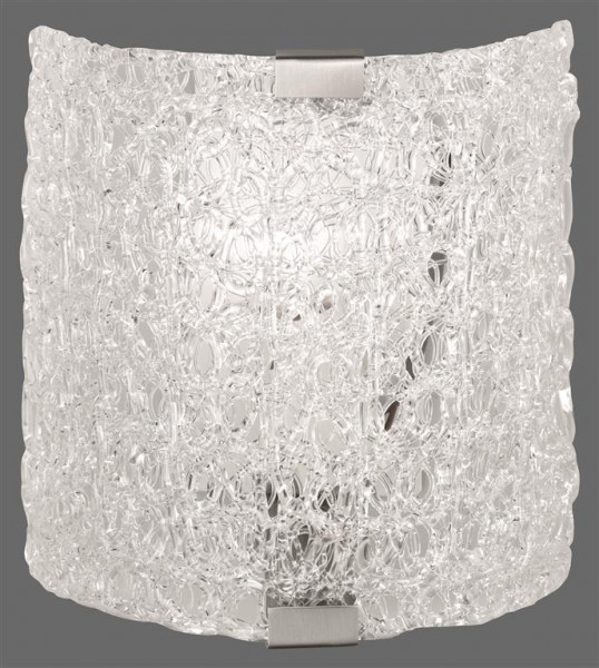 lámpara de pared Trio 1xE14 Max.40W acrílico transparente