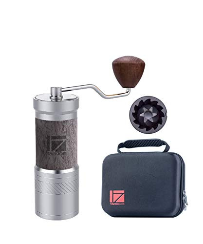 1Zpresso JE-PLUS molinillo de café manual con el montaje Italmill recubierto cónica rebabas Capacidad 40 g cierre magnético numéricamente ajustable