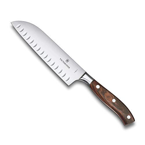 Victorinox Grand Maître Santoku knife with hollow edge 17cm Maple Modified