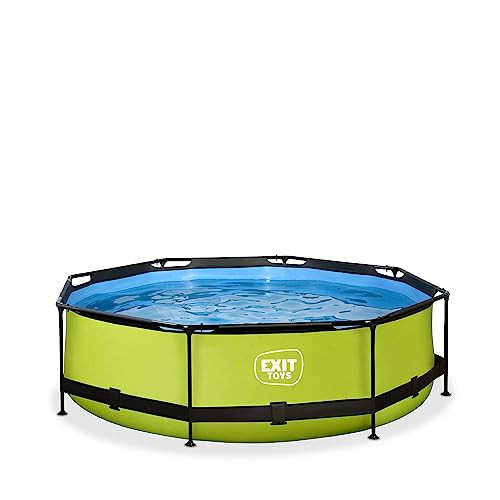 EXIT Lime Pool o300x76cm mit Filterpumpe - grün
