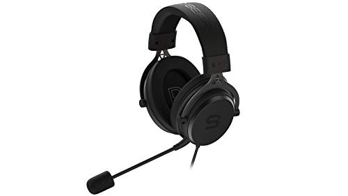SPC Gear VIRO Plus Gaming Headset with detachable microphone and USB 7.1 soundcard 3.5 mm jack SPG046 270 cm and 120 cm cable with volume control